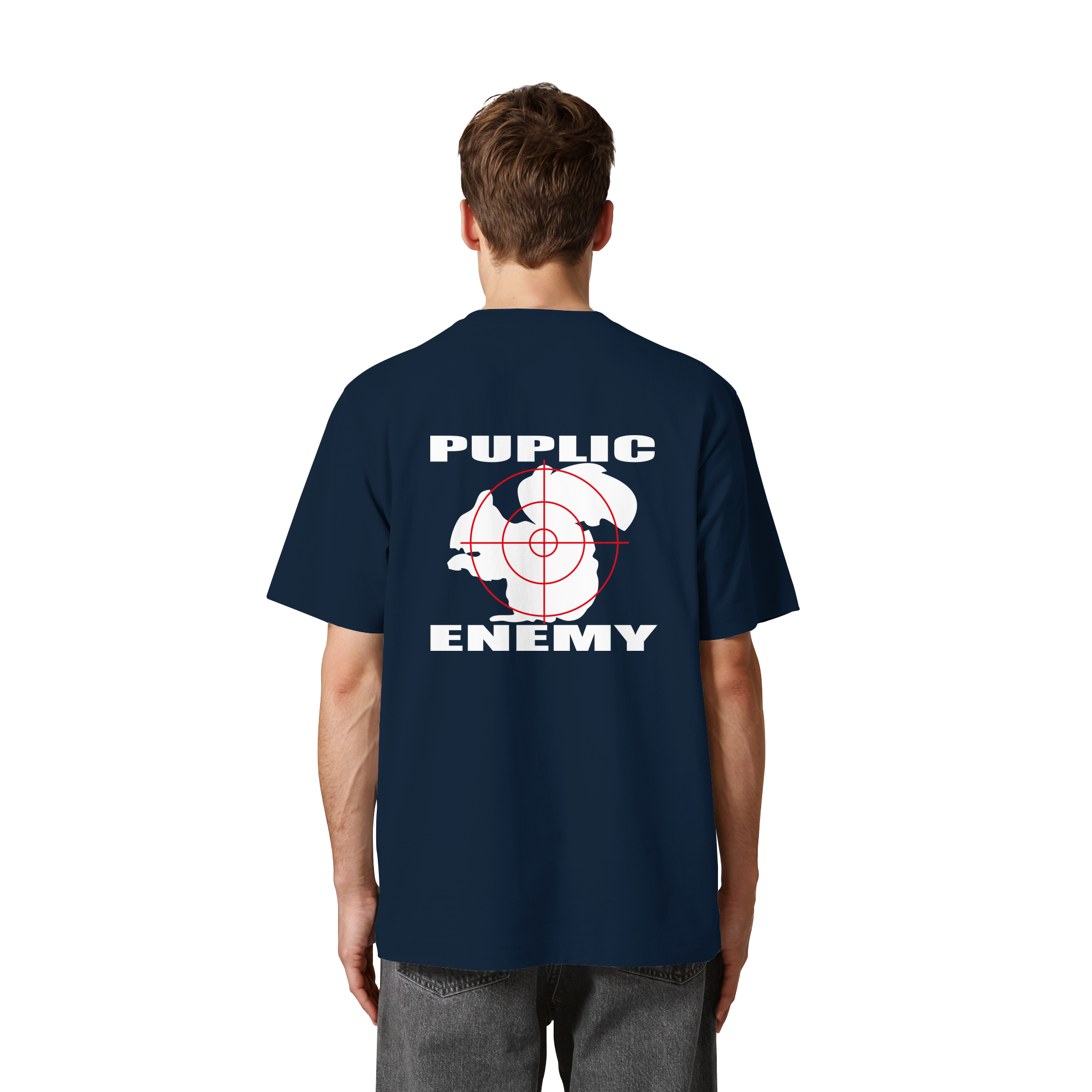 Puplic Enemy - Oversized Organic Shirt