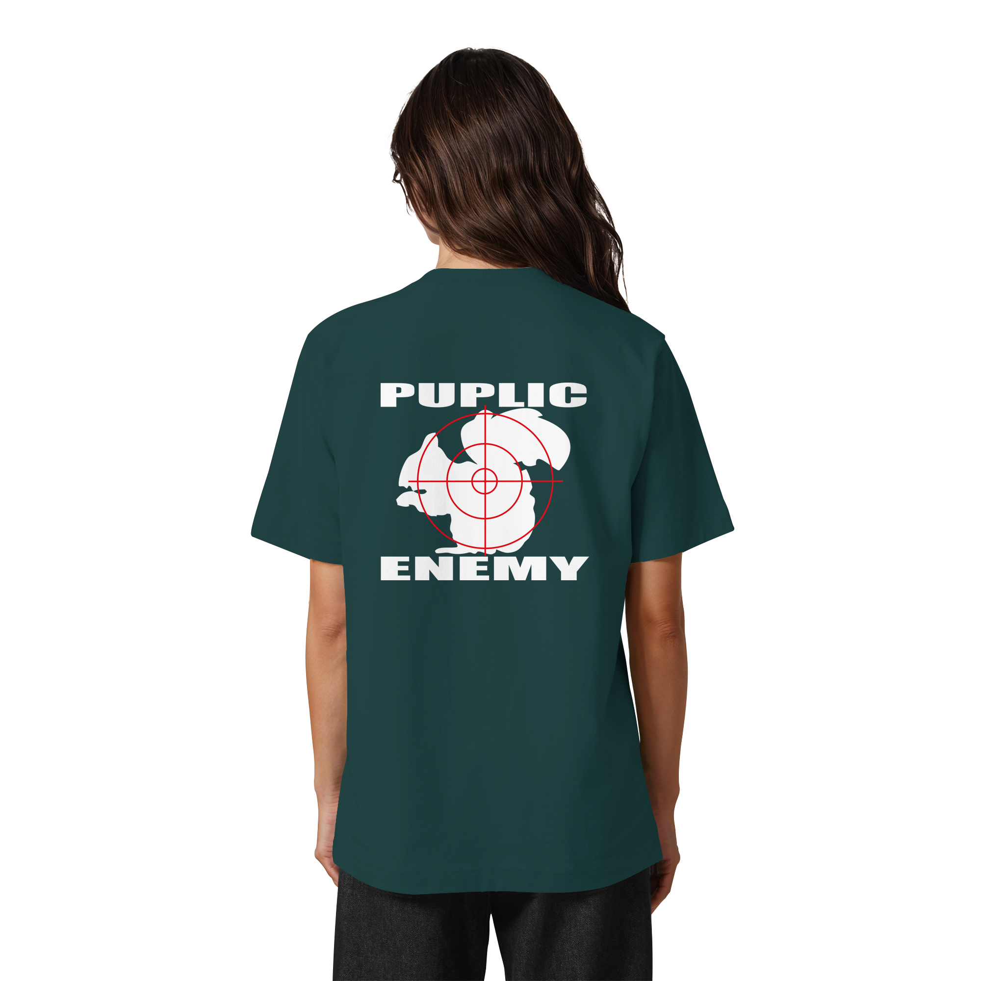 Puplic Enemy - Oversized Organic Shirt