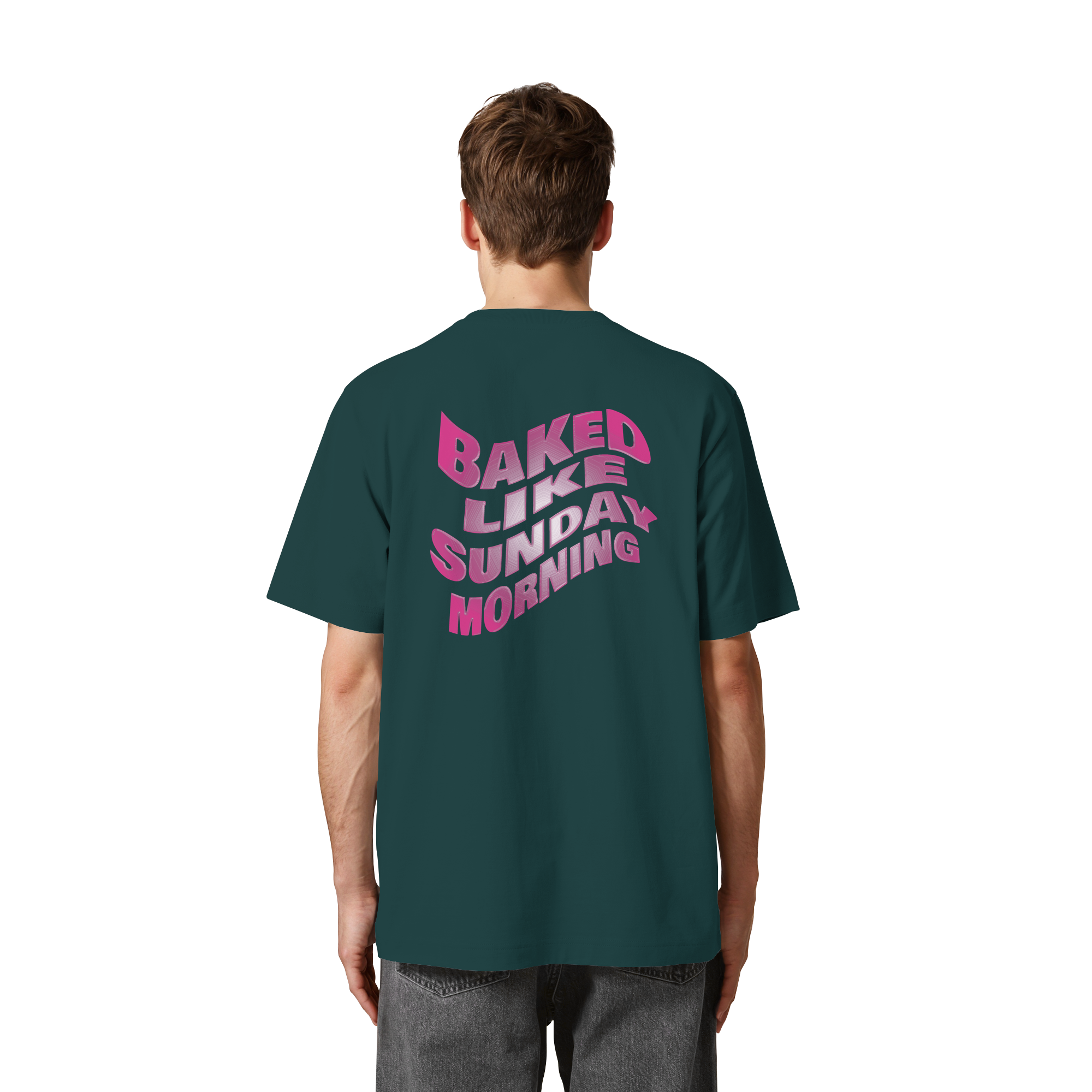 Baked like Sunday Morning - Oversized Organic Shirt