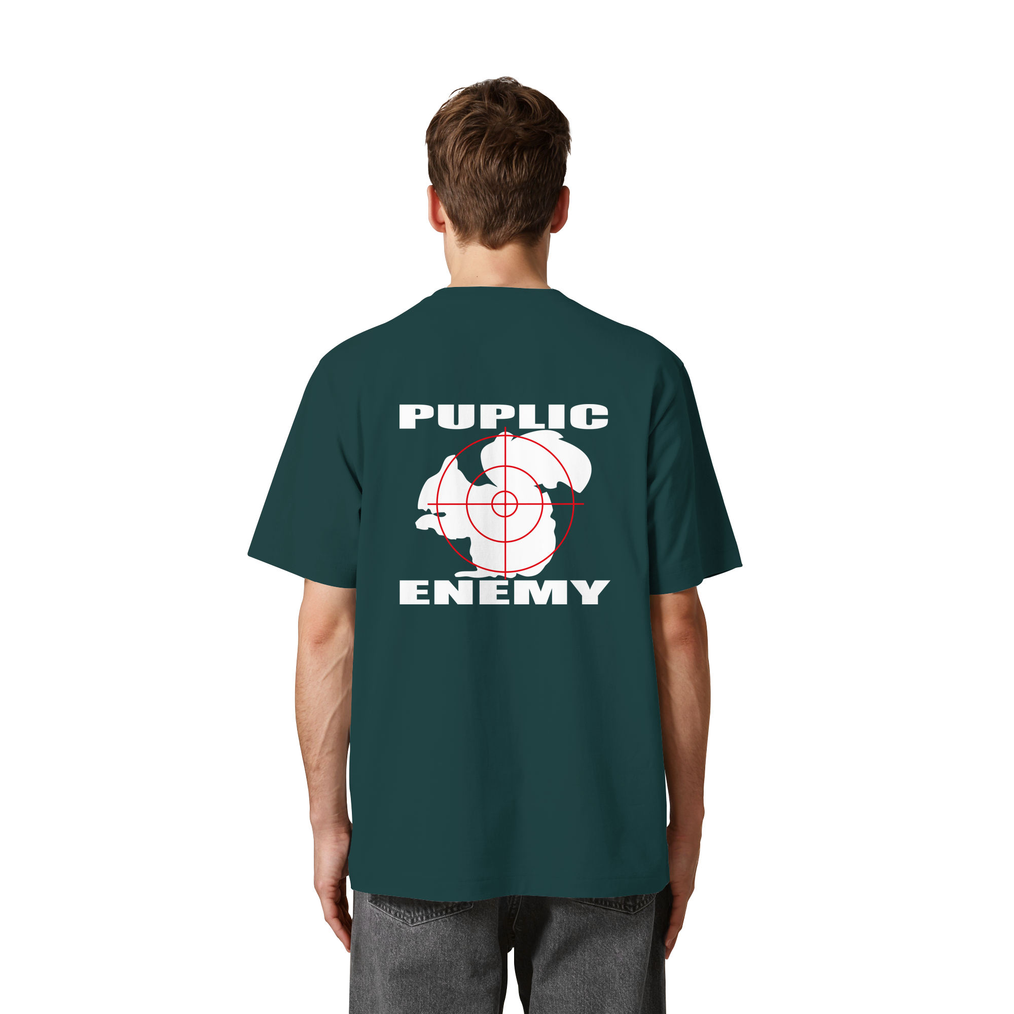 Puplic Enemy - Oversized Organic Shirt