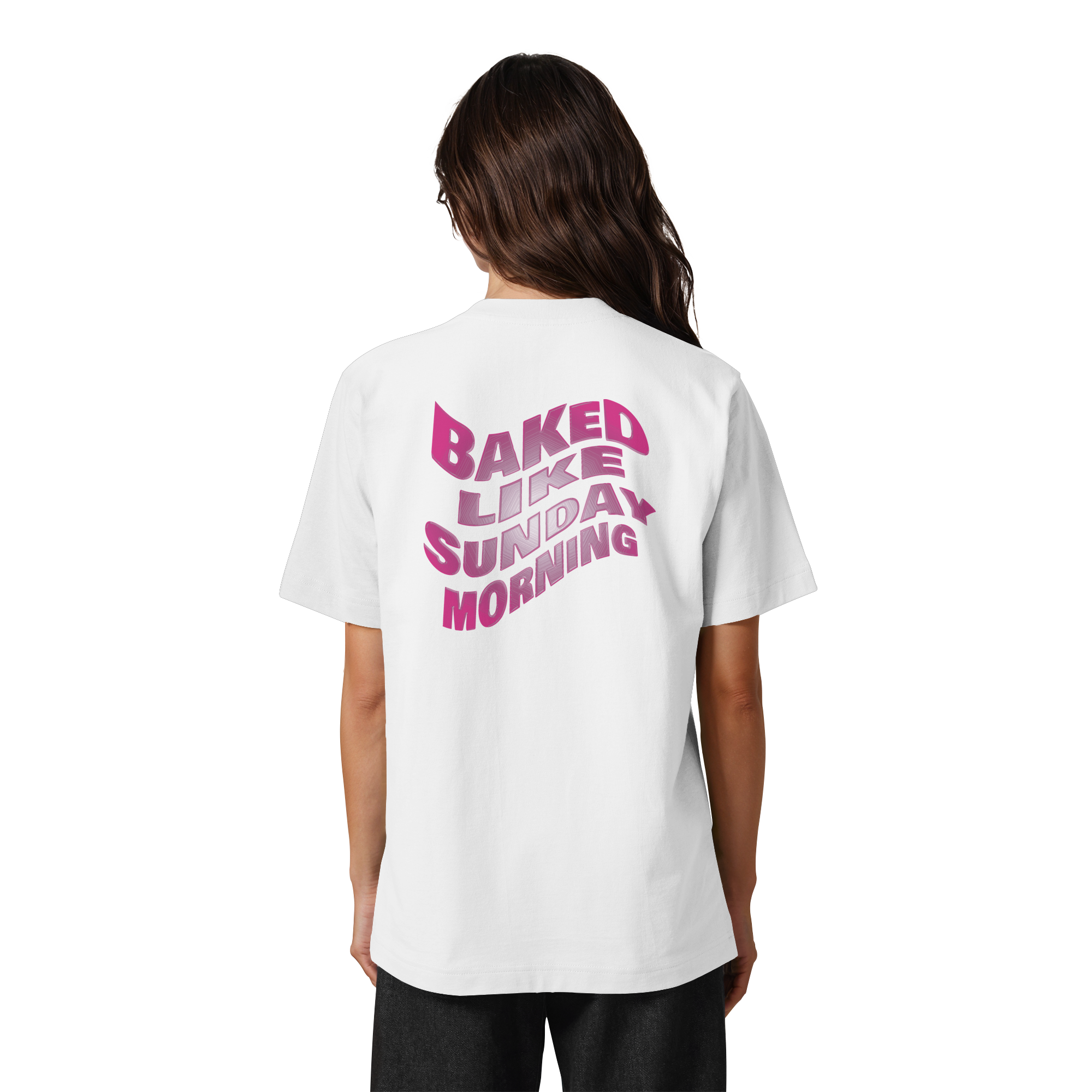Baked like Sunday Morning - Oversized Organic Shirt
