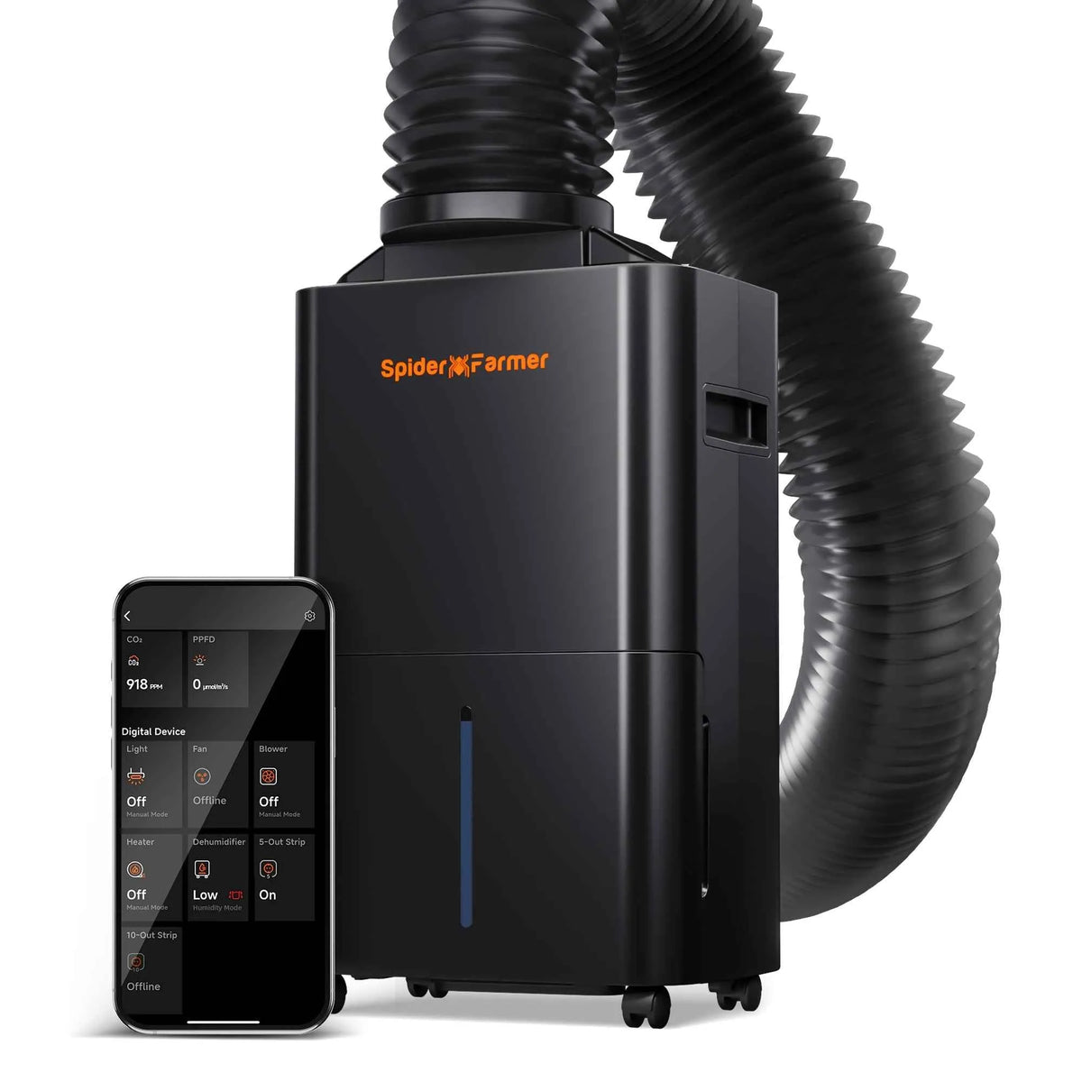 Spider Farmer Luftentfeuchter |  15L/Tag + Klimasensor