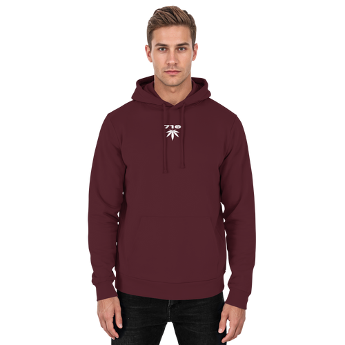 Der „710 Leaf CLR“ Unisex Hoodie von Truemental – Ein minimalistisches Design-Statement für die 710-Kultur in hochwertiger Baumwollmischung (280 g/m²), das Understatement mit kultureller Identität und Freiheit verbindet.