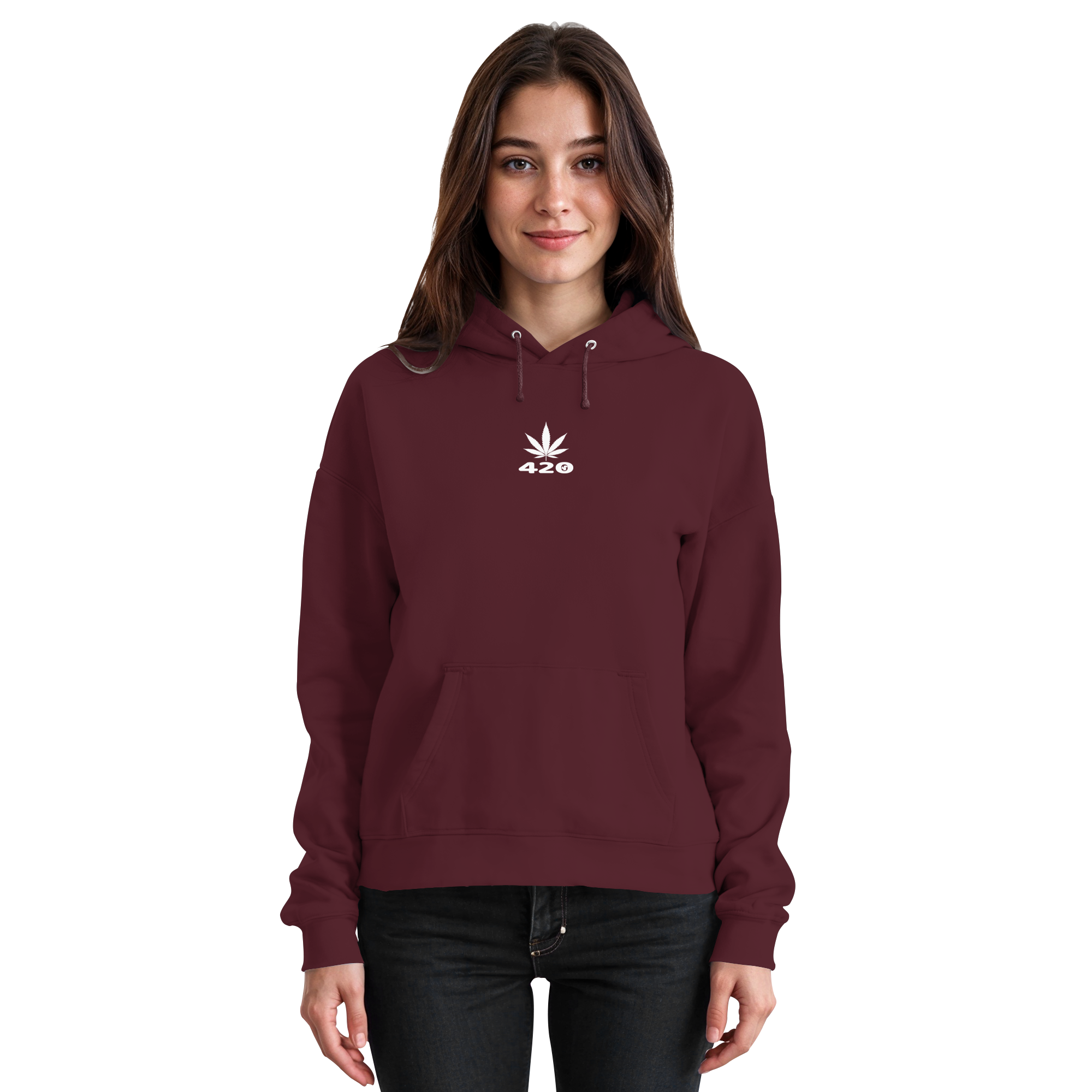Der „420 Leaf CLR“ Unisex Hoodie von Truemental – Ein minimalistisches Key-Piece in Premium-Qualität (280 g/m²), das durch sein dezentes Blatt-Design die Freiheit und Gemeinschaft der 420-Kultur verkörpert und technische Exzellenz mit authentischem Lifestyle vereint.