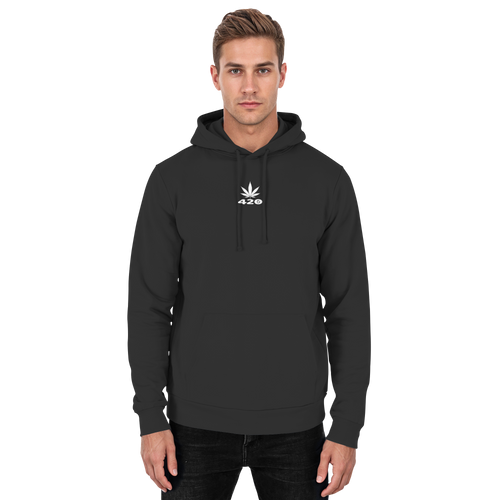 Der „420 Leaf CLR“ Unisex Hoodie von Truemental – Ein minimalistisches Key-Piece in Premium-Qualität (280 g/m²), das durch sein dezentes Blatt-Design die Freiheit und Gemeinschaft der 420-Kultur verkörpert und technische Exzellenz mit authentischem Lifestyle vereint.