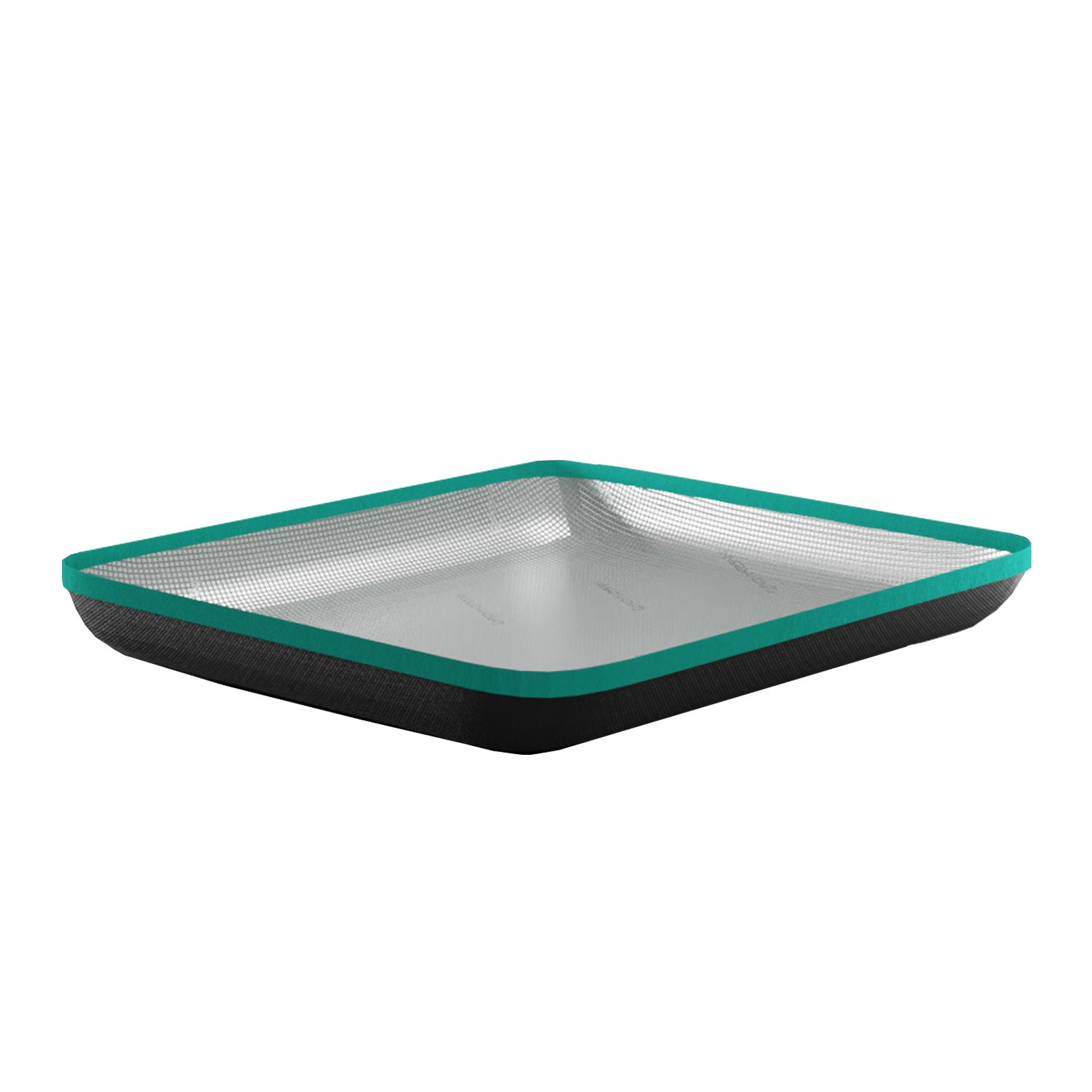 Sturdy Mars Hydro tray measuring 120x60cm with a sleek black base and a vibrant green mesh border for optimal airflow