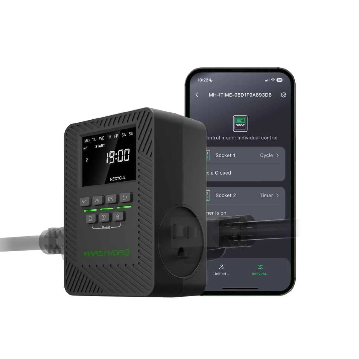 Mars Hydro iTime | 2-in-1 Smart Timer