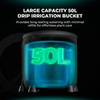 50 Liter faltbarer Wassertank aus auslaufsicherem PVC-Nylon – Platzsparende und langlebige Reservoir-Lösung für das Mars Hydro Bewässerungskit.