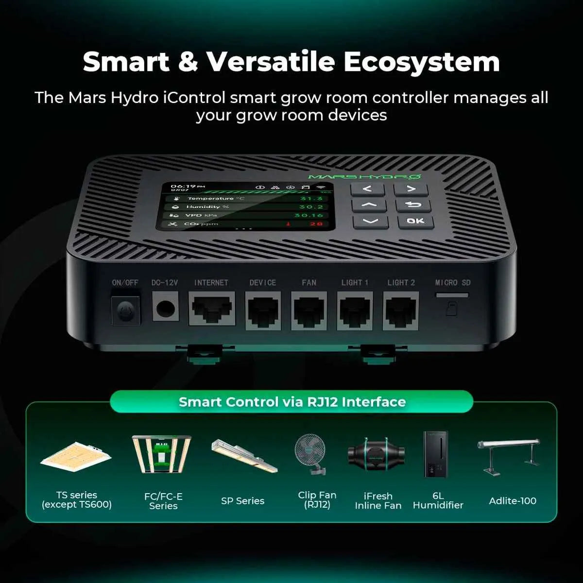 Mars Hydro iControl | Smart Controller + Klimasensor