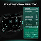 Mars Hydro 240x120x200cm Growzelt | 1680D Oxford