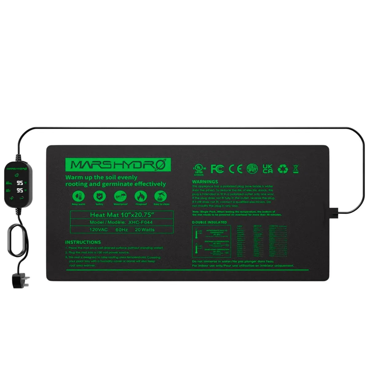 Mars Hydro Heizmatten-Set (25 x 52 cm) - Eacygrow