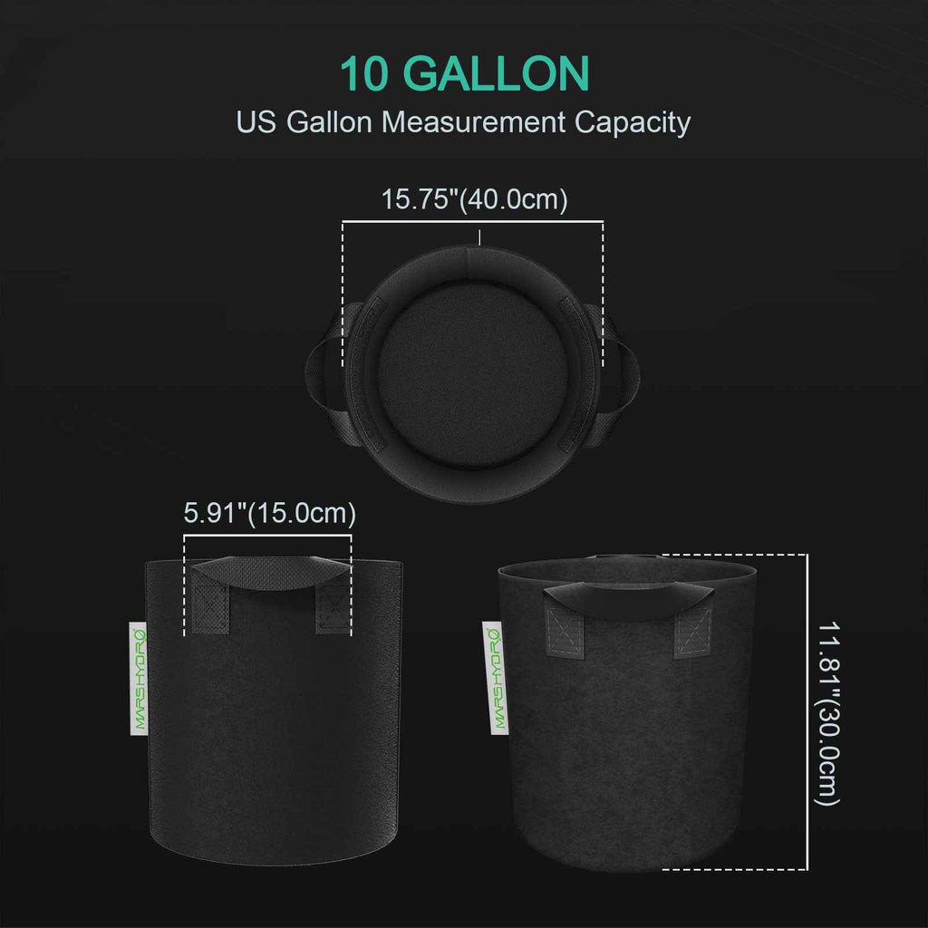 Mars Hydro Stofftöpfe 5-Pack | 38L