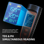 Spider Farmer 5-in-1 pH and EC meter with a clear digital display — providing simultaneous readings for precise nutrient management